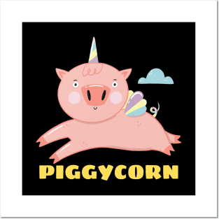 Piggycorn - Pig Pun Posters and Art